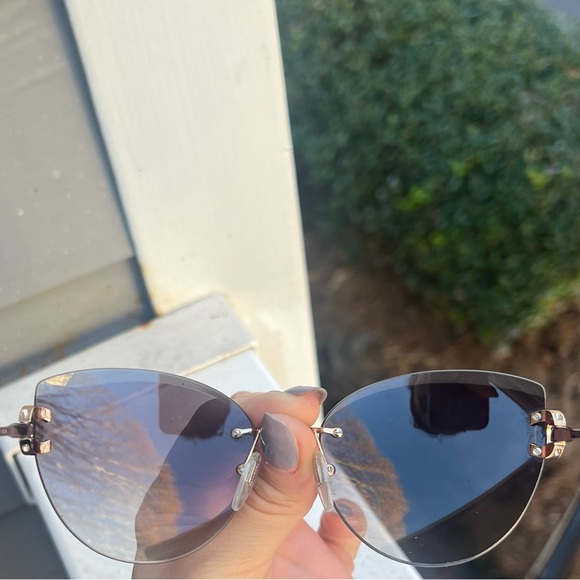 Bvlgari BV6073 Grey Gradient Cat Eye Ladies Sunglasses main image 11